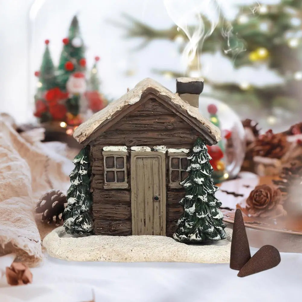 Log Cabin Incense Burner