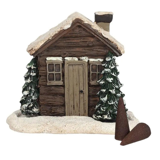 Log Cabin Incense Burner